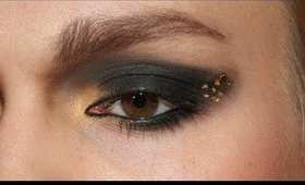 Emma Watson Gold Leaf Makeup - Deathly Hallows Premiere!