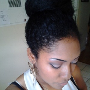 Quick updo