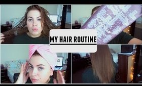 HOW I STYLE MY HAIR FROM WET TO DRY! | LoveFromDanica