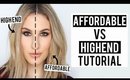 Drugstore/Affordable VS High End Makeup Tutorial | $280 Cost difference! | JamiePaigeBeauty