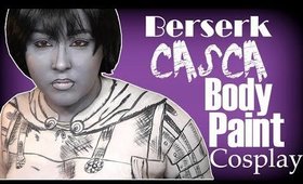 Berserk Casca Makeup and Body Paint Cosplay Tutorial (NoBlandMakeup)