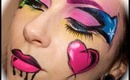 Graffiti Inspired Face Art.....