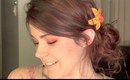 Simple and Fun Orange Rose Makeup