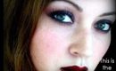Red Vampire Makeup