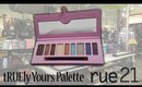 Truely Yours Eyeshadow Palette by Rue 21 Swatches + Review