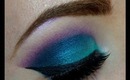 Beautifully Addictive Cosmetics: Blue Iridescent Smokey Makeup