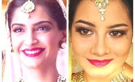 Sonam Kapoor | Prem Ratan Dhan Payo Makeup Tutorial| Bridal Makeup | Seeba86