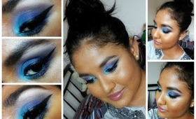 Dramatic look with Winged Liner