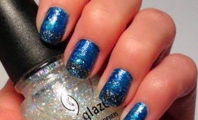 Starry Night: An Easy Gradient Nail Tutorial