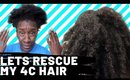 What To Do When 4C Hair is Dry Dry | Tips & Demo