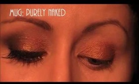 Makeup Geek shadows ~ Black & Gold