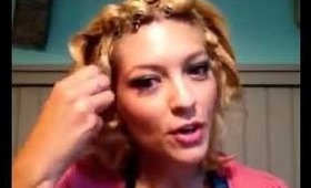 Vintage hair Tutorial: Pin Curls and Victory Rolls