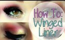 How To Apply Winged Liner