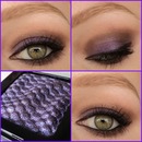 Look with new purple eyeshadow by catrice