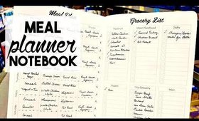 Meal Planning & Grocery Shopping Traveler's Notebook Setup