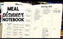 Meal Planning & Grocery Shopping Traveler's Notebook Setup