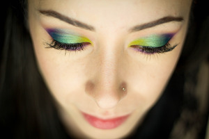 Created using the Urban Decay Electric palette