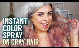 Instant Hair Color Spray On Natural Gray Hair