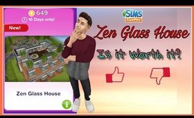 Sims Freeplay LP House Review & Remodel Zen Glass House