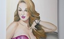 AMAZING PIN UP GIRL PAINTING!