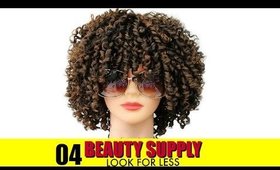 DIY Curly Wig no Closure| Premium Too Shorty Corkscrew ► Beauty Supply Store Hair Series [Ep.4]