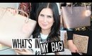 What's in my Bag - Ted Baker Crosshatch Leather Shopper | FASHION WEEK