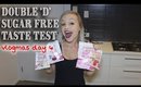 DOUBLE D SUGAR FREE TASTE TEST || Vlogmas Day 6
