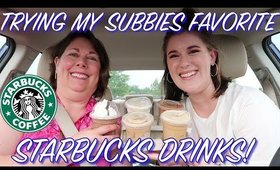 TRYING MY SUBSCRIBERS FAVORITE STARBUCKS DRINKS | Part 2