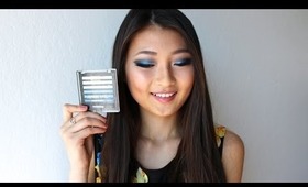Blue Metallic Smokey Eye