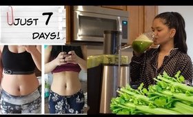 HERE'S WHAT HAPPENED TO MY BODY AFTER DRINKING CELERY JUICE FOR 7 DAYS STRAIGHT