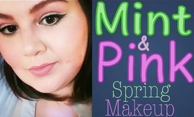 Mint & Pink Spring Makeup