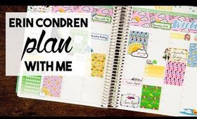 Erin Condren Hourly Plan with Me | April Showers