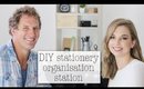 DIY Desk Stationery Organisation Station