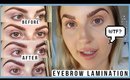TRYING BROW LAMINATION & omg wow... 🤨 first impression, cost, results & more!