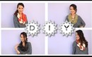 DIY Scarves Twisted / Braided Style {No Sew}