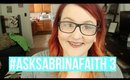 #ASKSABRINAFAITH 3 - Tips For Starting a Youtube Channel? | heysabrinafaith