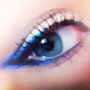 Blue eyeshadow 