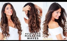 Heatless Magazine Waves | Luxy Hair