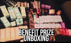 BENEFIT PRIZE UNBOXING | heysabrinafaith