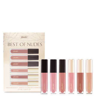 Jouer Cosmetics Best of Nudes Deluxe Lip Creme and Gloss Set