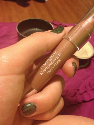 Neutrogena MoistureSmooth color stick in cool caramel 
So recomend! <33 comes in a few other colors! 
Around $9.00 at CVS. Pricey, but worth it. 