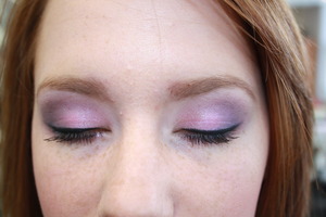 A pink-purple eyemakeup :) by me
