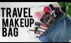 What's In My TRAVEL MAKEUP BAG: How To AVOID Overpacking | Ft. LUNA play | Jamie Paige