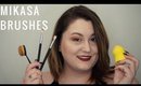 Trying Out Mikasa Makeup Brushes