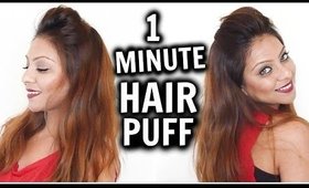 EASY & QUICK EVERYDAY PUFF HAIRSTYLE │Perfect Pouf Tutorial for College, Work, School for Thin Hair