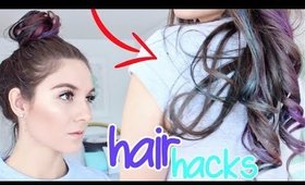 10 Hair HACKS You've NEVER Seen Before!!