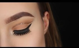 Holiday Makeup Tutorial 2016 // Glitter Liner Cut Crease Makeup Look