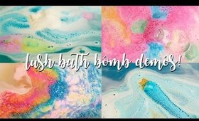 LUSH BATH BOMB DEMOS #2 + underwater camera