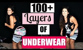 100+ LAYERS OF UNDERWEAR (WTF!) | Julia Salvia