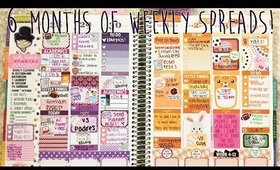 6 Months of Weekly Spreads ♡ Erin Condren Life Planner